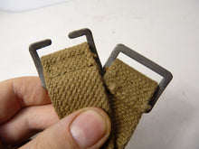 Load image into Gallery viewer, Original WW2 1943 Dated British Army 37 Pattern Water Bottle Carrier Harness - The Militaria Shop