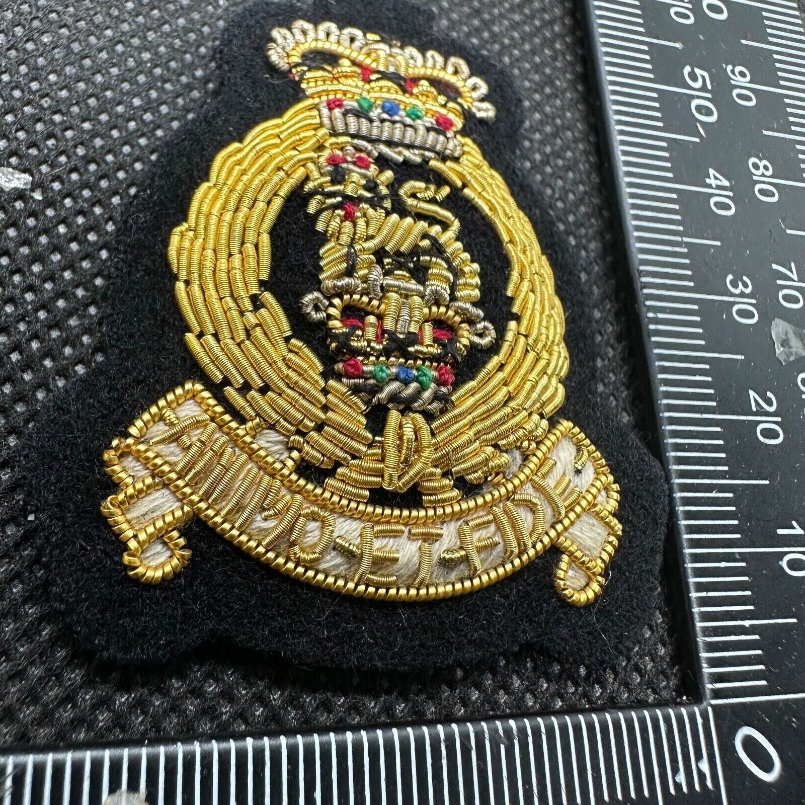 British Army Adjutant General Corps Bullion Cap / Beret / Blazer Badge - UK Made - The Militaria Shop