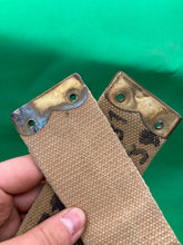Load image into Gallery viewer, Original WW2 Pattern British Army L Straps Pair - 37 Pattern Webbing Haversack - The Militaria Shop