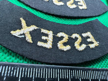 Load image into Gallery viewer, Original WW2 British Home Front Civil Defence Essex Shoulder Titles - The Militaria Shop