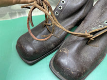 Load image into Gallery viewer, Original Swedish/German Army Marching Ski Boots WW2 Pattern - Size EU49 UK 13 - The Militaria Shop
