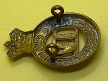 Load image into Gallery viewer, Original British Army Victorian 4th Queen's Own Hussars Cap Badge - The Militaria Shop