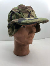 Charger l'image dans la galerie, Original British Army 1968 68 Pattern Cold Weather Combat Camouflaged Cap - 48cm - The Militaria Shop