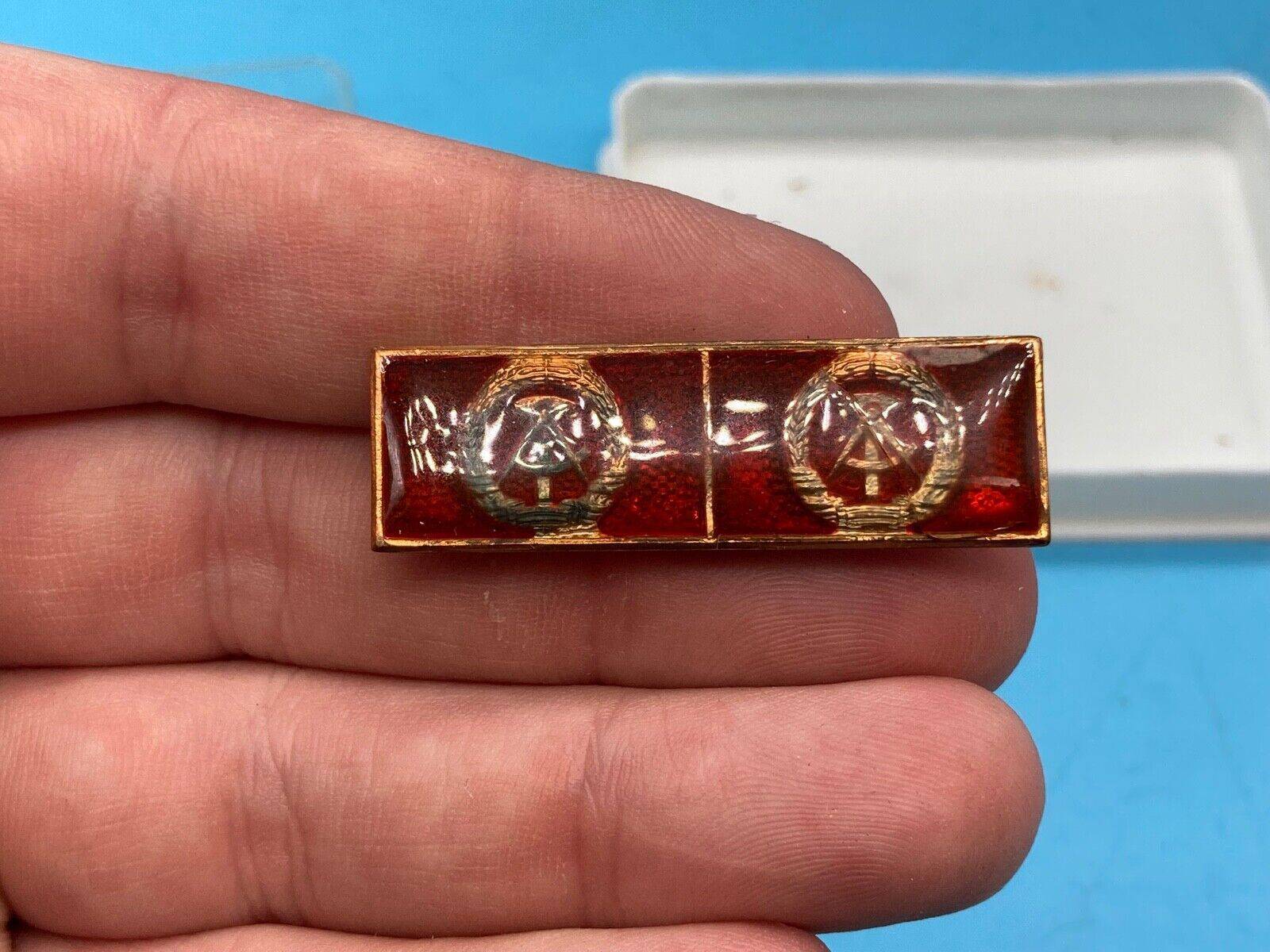 Genuine East German DDR Medal Ribbon Bar - Patriotic Workers Medal - The Militaria Shop