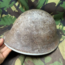 Load image into Gallery viewer, Original WW2 British / Canadian Army Mk3 Turtle Helmet - The Militaria Shop