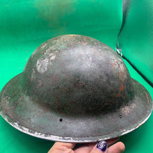 Load image into Gallery viewer, Original WW2 South African Army Mk2 Brodie Helmet - British Style Combat Helmet - The Militaria Shop