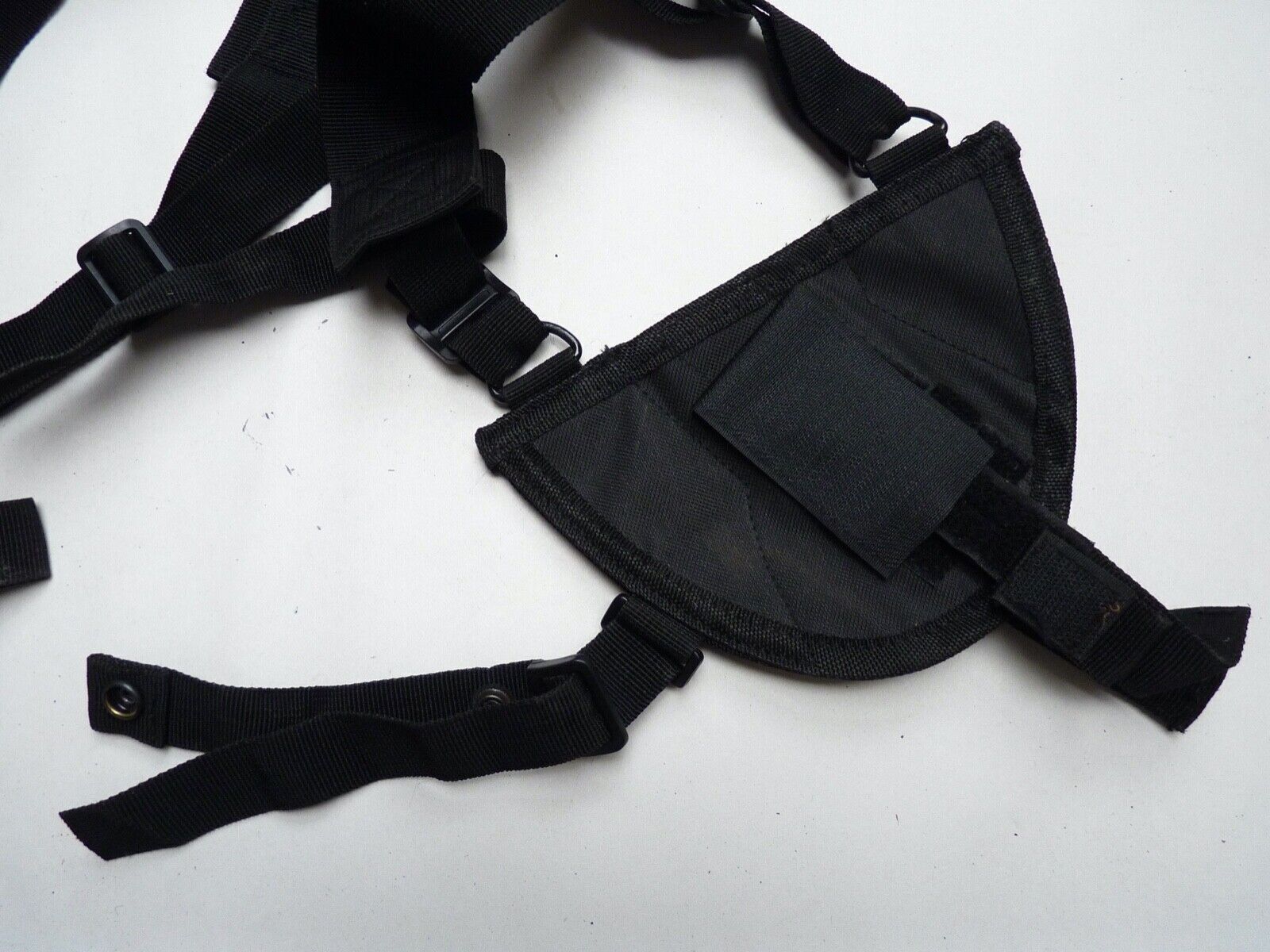 Black Canvass Pistol Shoulder Holster & Mag Pouches - The Militaria Shop