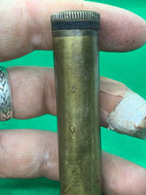 Load image into Gallery viewer, Original WW1 / WW2 British Army SMLE Lee Enfield Rifle Brass Oil Bottle - The Militaria Shop