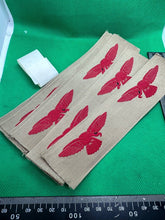 Load image into Gallery viewer, Original WW2 Mint Unissued RAF Red on Khaki Tropical Uniform Wings - The Militaria Shop