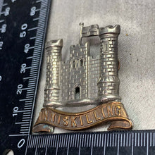 Load image into Gallery viewer, Original WW1 British Army Cap Badge - 6th (Inniskilling) Dragoons - The Militaria Shop