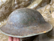 Load image into Gallery viewer, Original WW2 South African Army Mk2 Brodie Helmet - British Style Combat Helmet - The Militaria Shop
