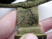 Load image into Gallery viewer, Original WW2 1944 Dated British Army 37 Pattern Water Bottle Carrier Harness - The Militaria Shop