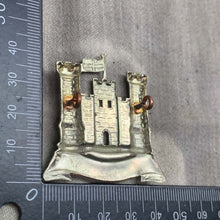 Load image into Gallery viewer, Original WW1 British Army Cap Badge - 6th (Inniskilling) Dragoons - The Militaria Shop