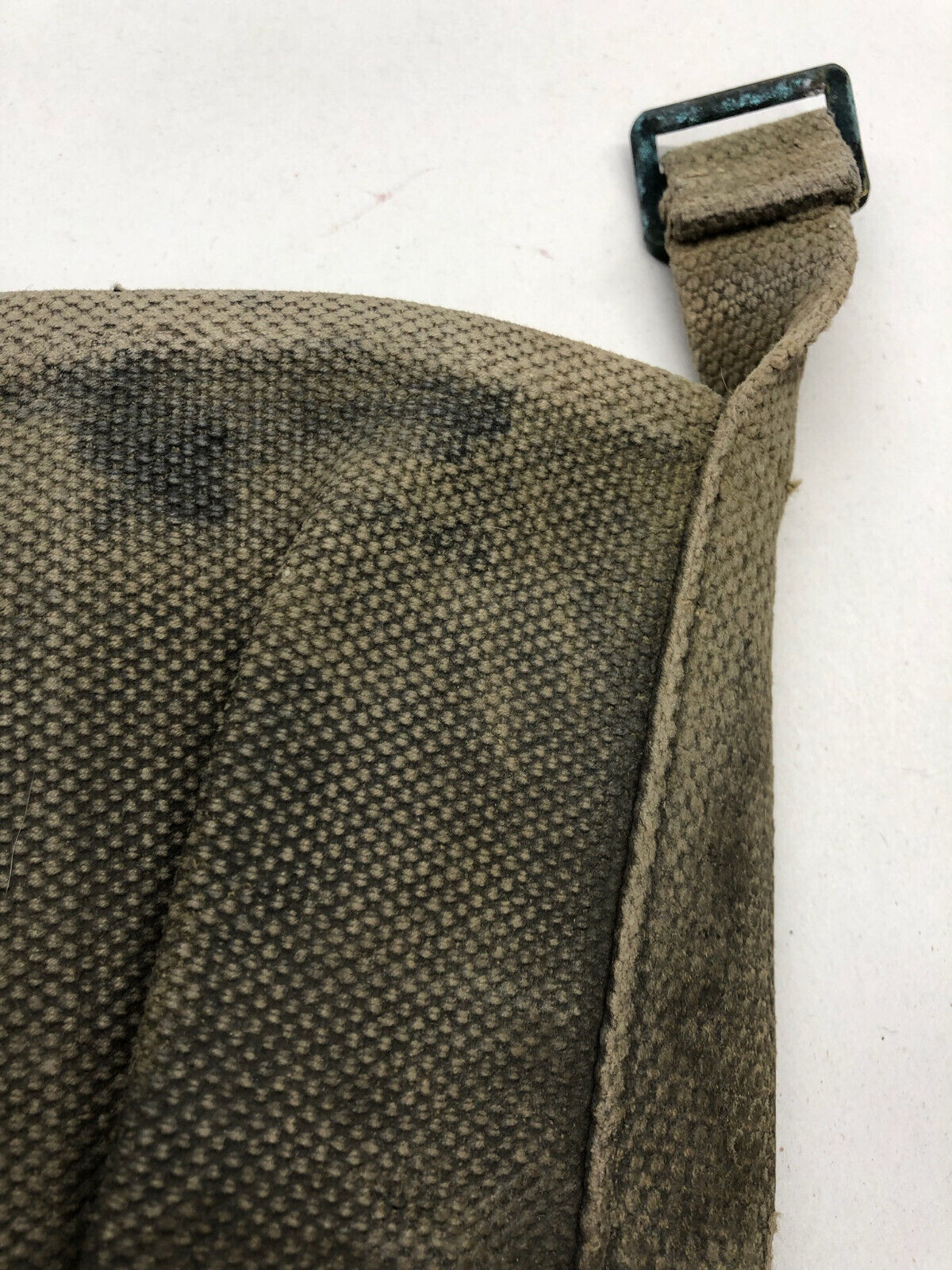 WW2 British Army 37 Pattern Webbing Water Bottle Carrier Harness - 1940 Dated - The Militaria Shop