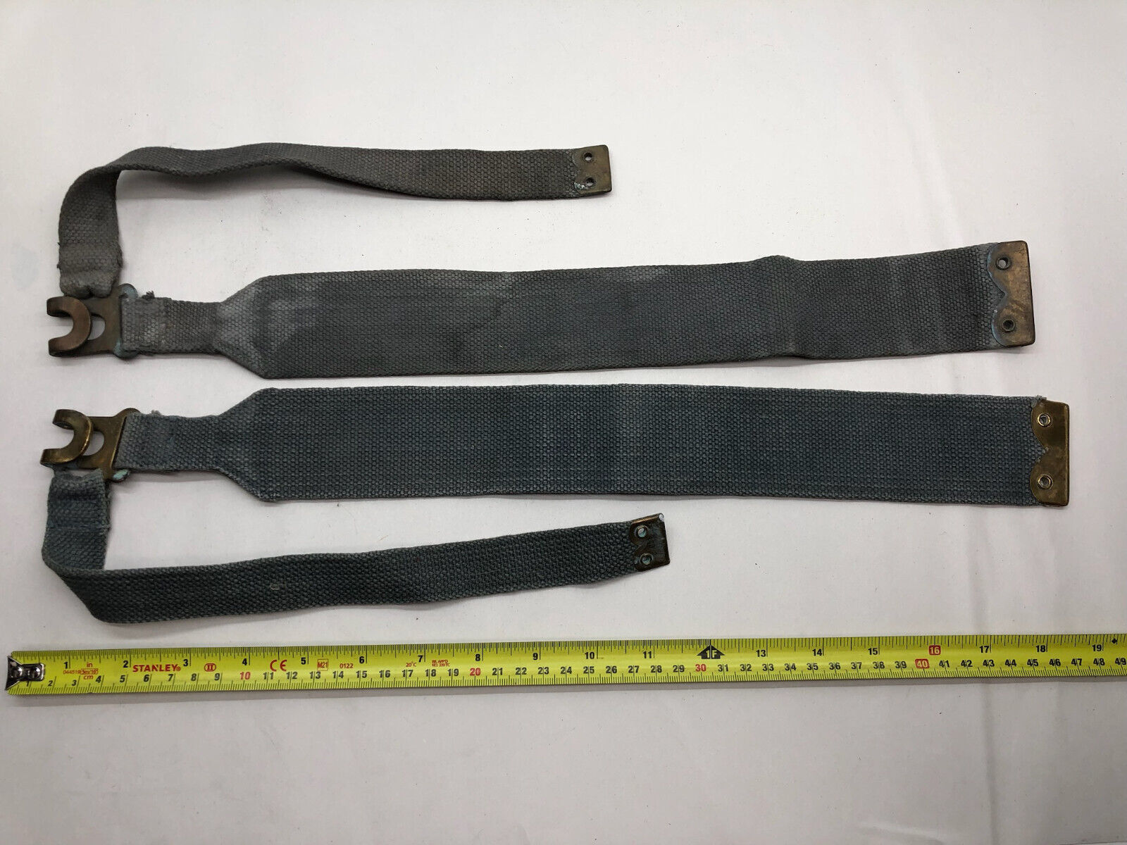 Original WW2 British Royal Air Force Blue 37 Pattern L Strap Set - The Militaria Shop