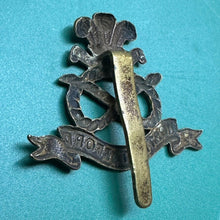 Load image into Gallery viewer, Original WW2 British Army North Stafford Regiment Cap Badge - The Militaria Shop