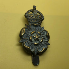 Load image into Gallery viewer, Original WW2 British Army Cap Badge - Yorkshire Dragoons - The Militaria Shop
