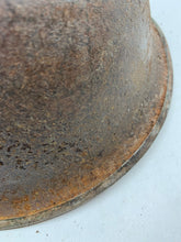 Load image into Gallery viewer, Geunine British / Canadian Army Mk3 WW2 Combat Helmet - Uncleaned Original - The Militaria Shop