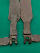 Load image into Gallery viewer, Original WW2 Pattern British Army L Straps Pair - 37 Pattern Webbing Haversack - The Militaria Shop
