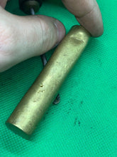 Load image into Gallery viewer, Original WW1 / WW2 British Army SMLE Lee Enfield Rifle Brass Oil Bottle - The Militaria Shop
