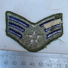 Load image into Gallery viewer, Pair of United States Air Force Rank Chevrons Olive Green - Senior Airmen - The Militaria Shop