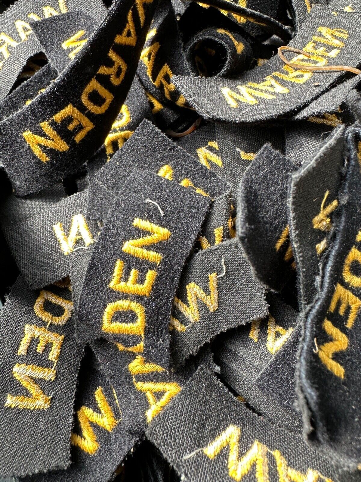 1 Pair of Original WW2 British Home Front Civil Defence Warden Shoulder Titles - The Militaria Shop