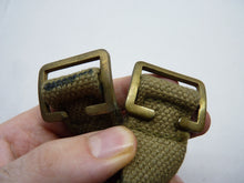 Load image into Gallery viewer, Original WW2 1942 Dated British Army 37 Pattern Water Bottle Carrier Harness - The Militaria Shop