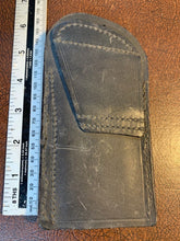 Load image into Gallery viewer, Black Leather Belt Pistol Holster - B62 - The Militaria Shop