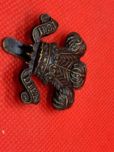 Load image into Gallery viewer, Original British Army Denbighshire Yeomanry Ich Dien Cap Badge - The Militaria Shop