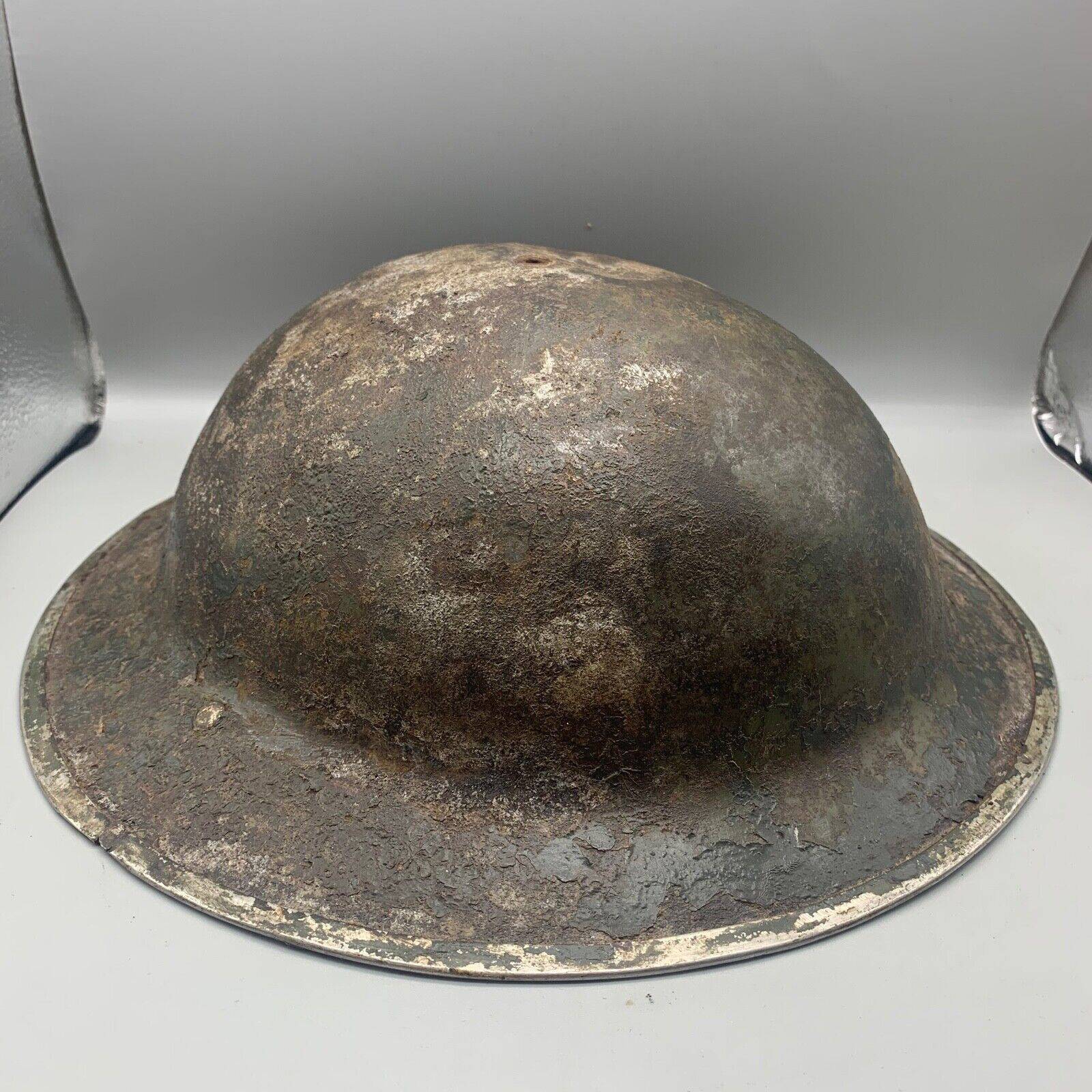Original WW2 South African Army Mk2 Brodie Helmet - British Style Combat Helmet - The Militaria Shop
