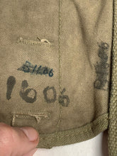 Charger l'image dans la galerie, Original WW2 US Army M1928 Haversack Pack Tail - 1942 Dated - The Militaria Shop