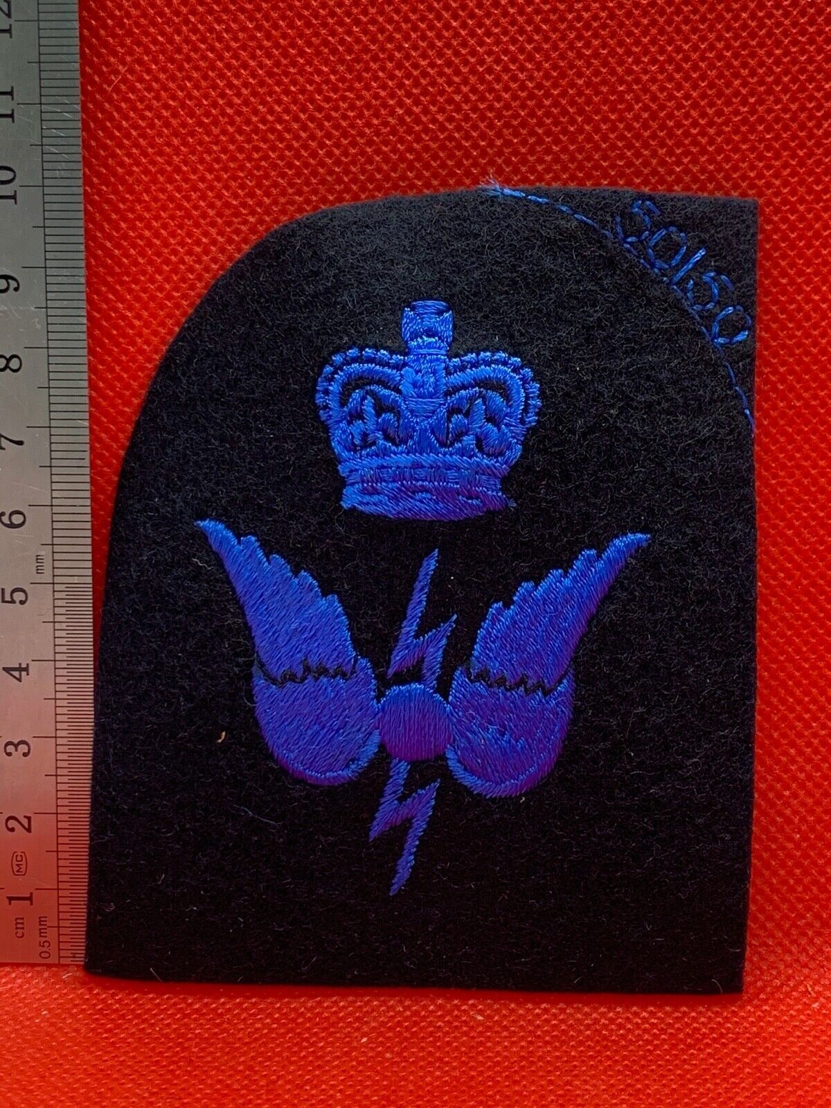Unissued WOMEN'S ROYAL NAVY WRNs Trade Badge - Telegraphist - Petty Officer - The Militaria Shop