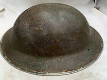 Load image into Gallery viewer, Original WW2 Combat Helmet - British / South African Army Mk2 Brodie Helmet - The Militaria Shop