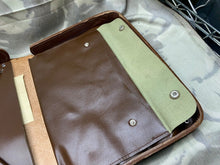 Load image into Gallery viewer, Interesting Post WW2 German Army Leatherette Map Case with Shoulder Strap - The Militaria Shop