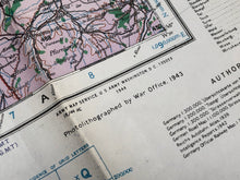 Load image into Gallery viewer, Original WW2 British Army / RAF Maps of Germany - Passau - The Militaria Shop