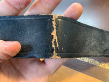 Load image into Gallery viewer, Black Leather Pistol Belt - 28 Inch Max - B68 - The Militaria Shop