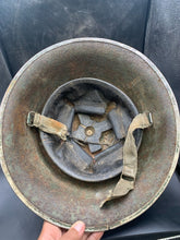 Load image into Gallery viewer, Original WW2 Canadian / British Army Mk3 High Rivet Turtle Helmet - The Militaria Shop