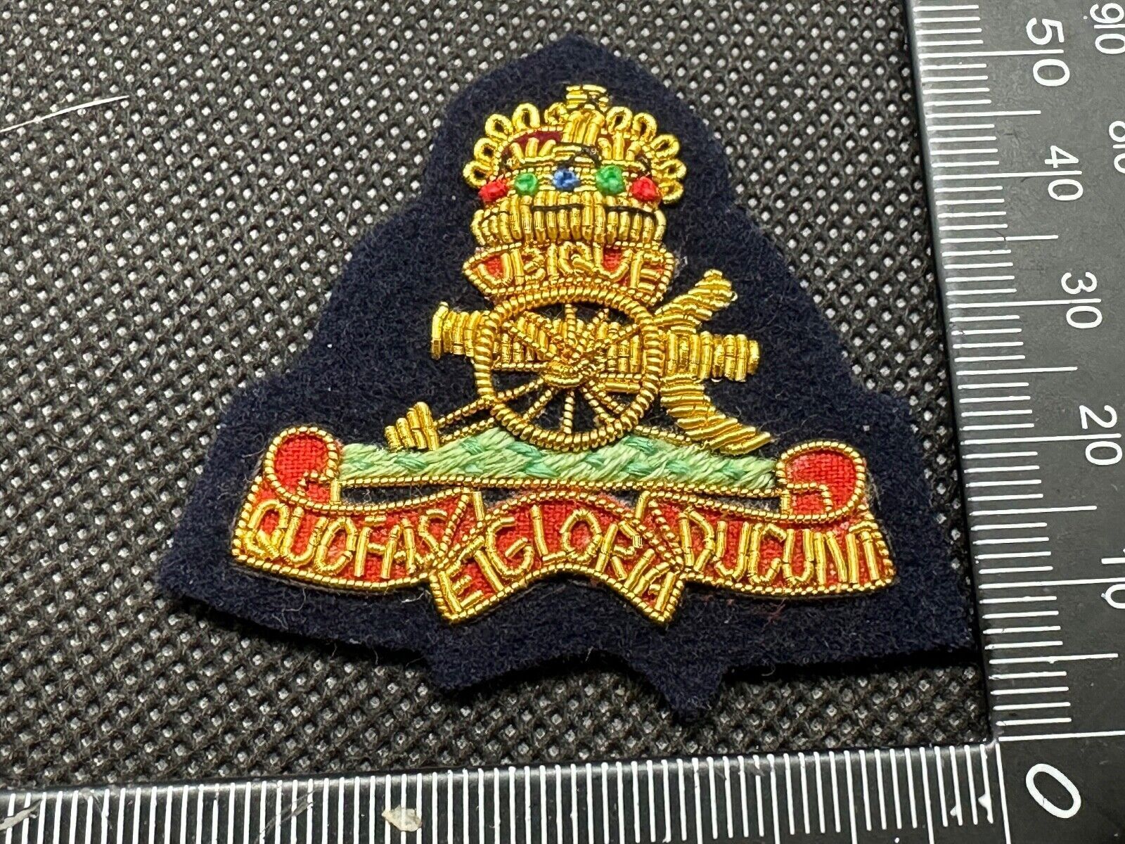 British Army Royal Artillery Bullion Cap / Beret / Blazer Badge - UK Made - The Militaria Shop