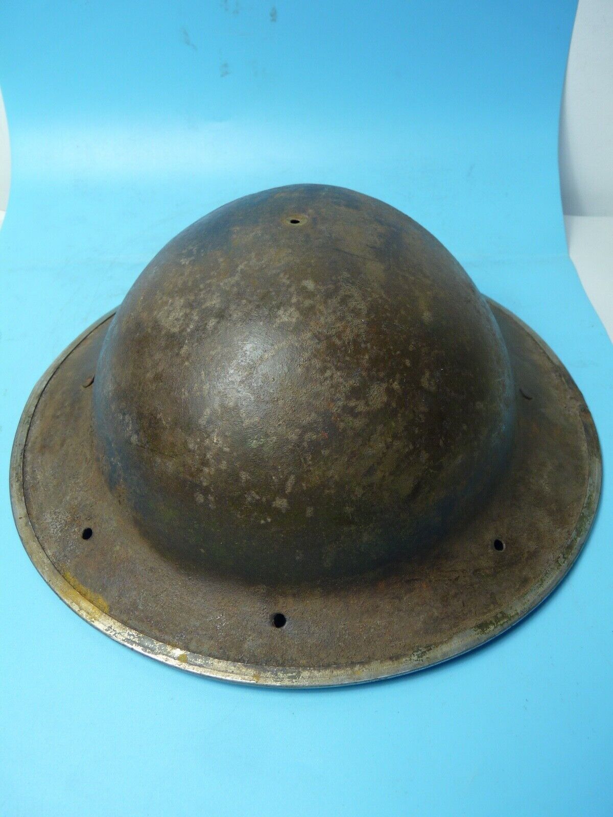 Original WW2 South African Army Mk2 Brodie Helmet - British Style Combat Helmet - The Militaria Shop