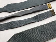 Load image into Gallery viewer, Original WW2 British Royal Air Force Blue 37 Pattern L Strap Set - The Militaria Shop