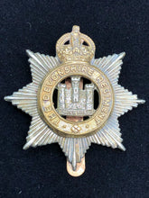 Load image into Gallery viewer, Original WW2 British Army Devonshire Regiment Cap Badge - The Militaria Shop
