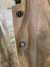 Lade das Bild in den Galerie-Viewer, Original WW2 British Army ATS Leather Jerkin - 40" Chest - The Militaria Shop