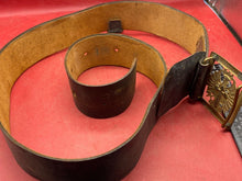 Load image into Gallery viewer, Original 1943 Regulation Pattern Guardia Civil Belt & Buckle - 36 Inch Waist - The Militaria Shop
