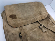 Load image into Gallery viewer, Original British Army WW2 37 Pattern Soldiers Large Pack & Straps - 1940 Dat - The Militaria Shop