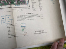 Load image into Gallery viewer, Original WW2 British Army / RAF Maps of Germany - Darmstadt - The Militaria Shop