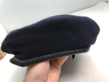 Load image into Gallery viewer, Genuine British Army Military Soldiers Beret Hat - Navy Blue - Size 56cm - The Militaria Shop