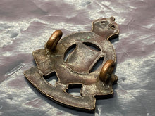 Load image into Gallery viewer, Original WW1 / WW2 Royal Army Ordnance Corps Officer's Bronze Collar Badge - The Militaria Shop