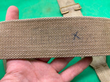 Load image into Gallery viewer, Original WW2 Pattern British Army L Straps Pair - 37 Pattern Webbing Haversack - The Militaria Shop