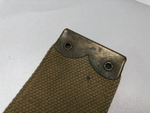 Charger l'image dans la galerie, Original WW2 British Army 37 Pattern Canvass L Strap - 1941 Date MECo - The Militaria Shop