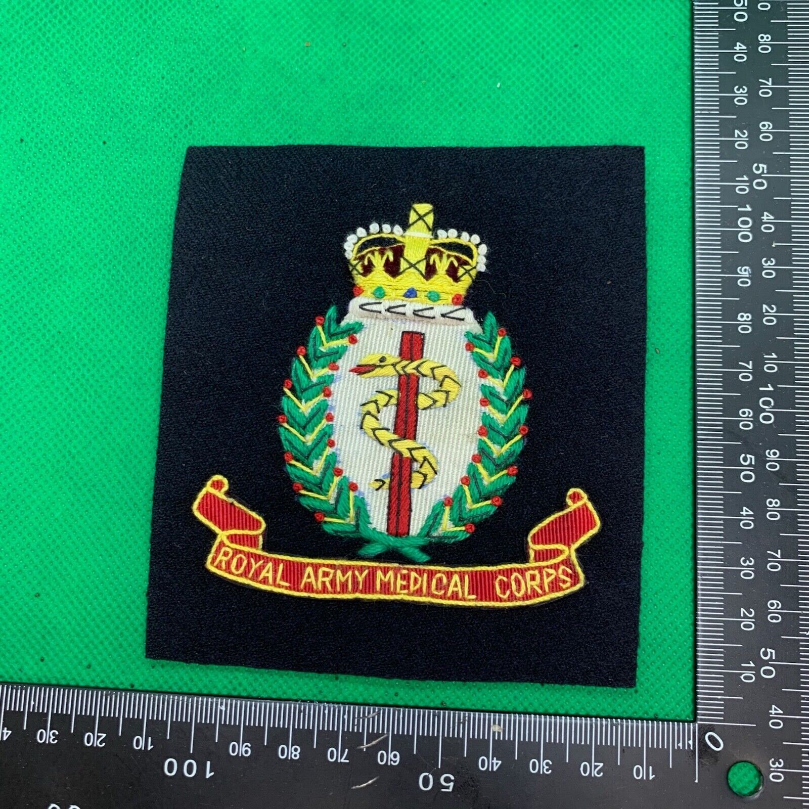British Army Royal Army Medical Corps Embroidered Blazer Badge - The Militaria Shop